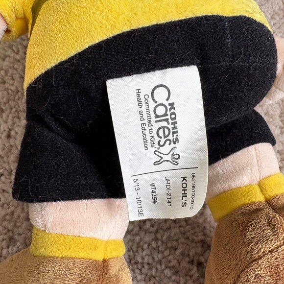 Charlie Brown Plush Doll 14” Kohls Cares Yellow Shirt Soft Stuffed Toy Plush - Picture 6 of 7